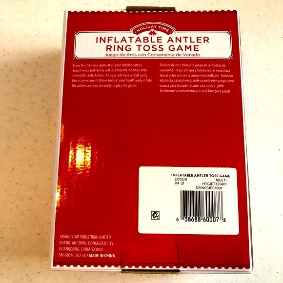 Inflatable Antler Ring Toss Game - Picture 2 of 4